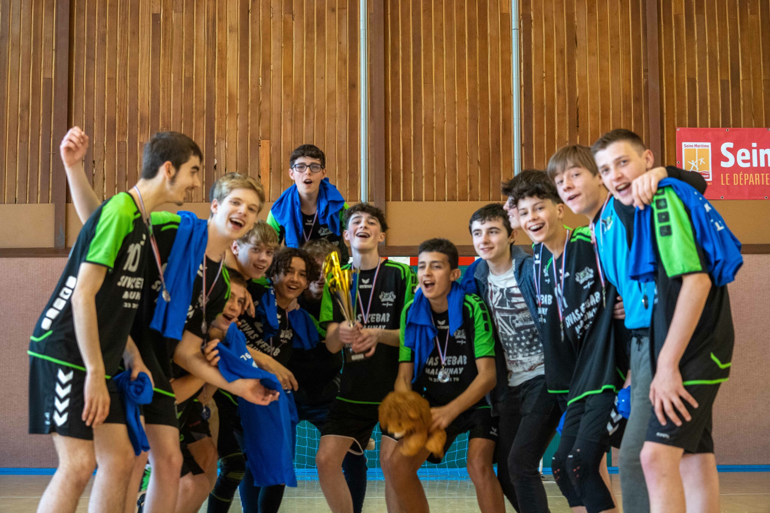 Les U15M champions de Seine-maritime !